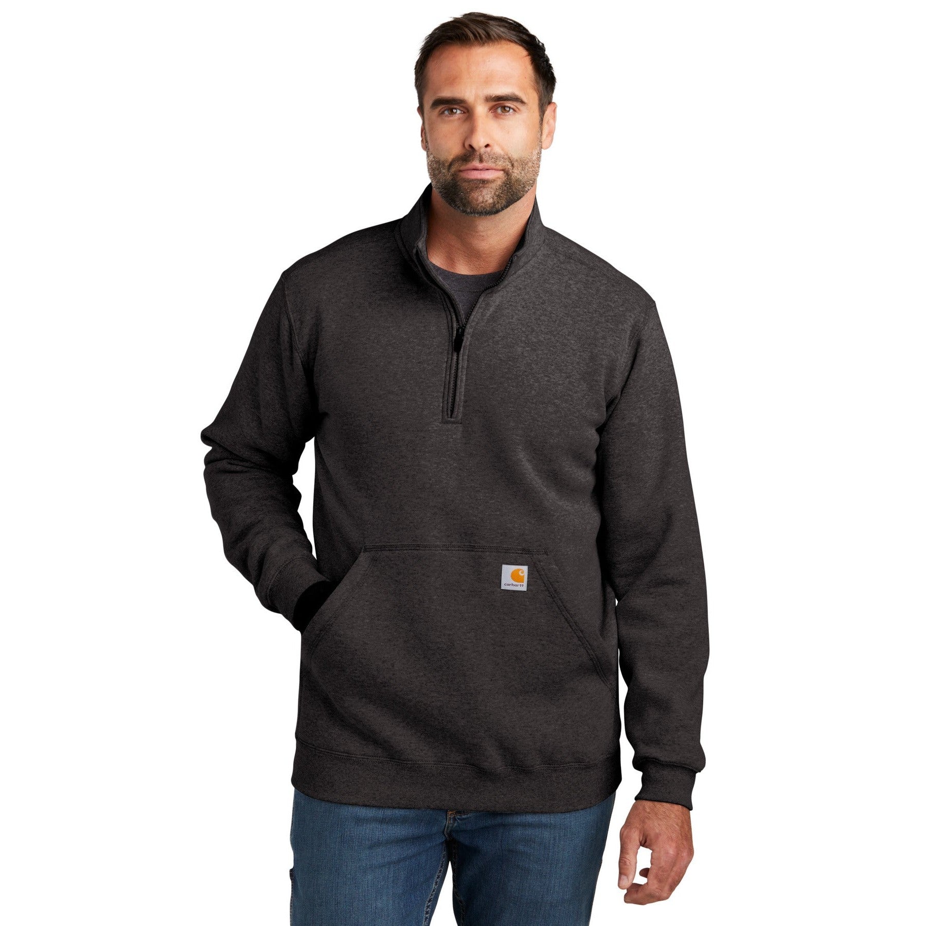 Carhartt-Carhartt® Midweight 1/4-Zip Mock Neck Sweatshirt CT105294-MedTech-2